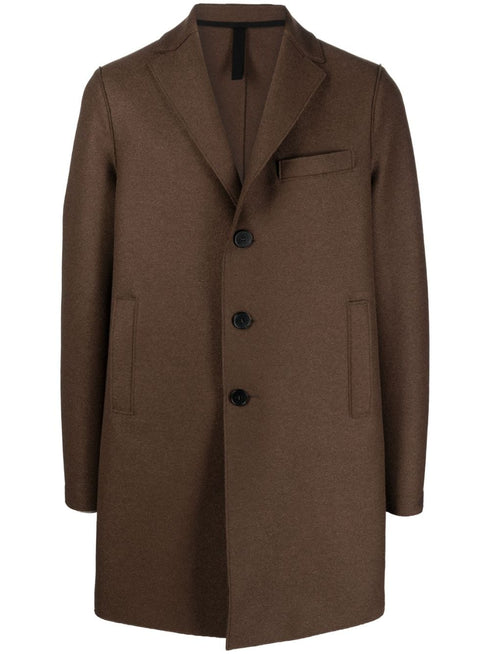 Boxy Coat pressed wool